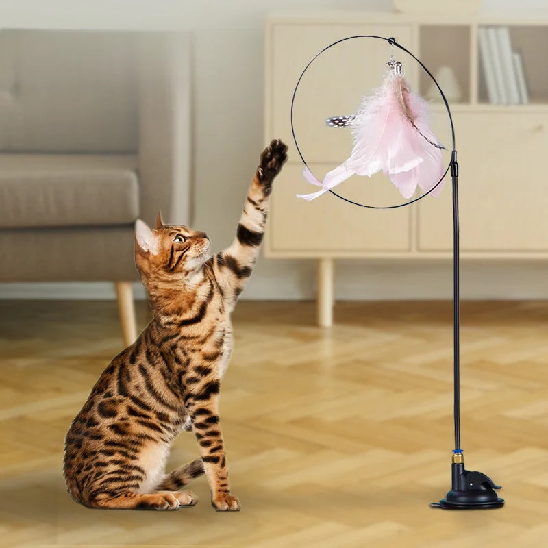 Varita de juego interactiva para gatos