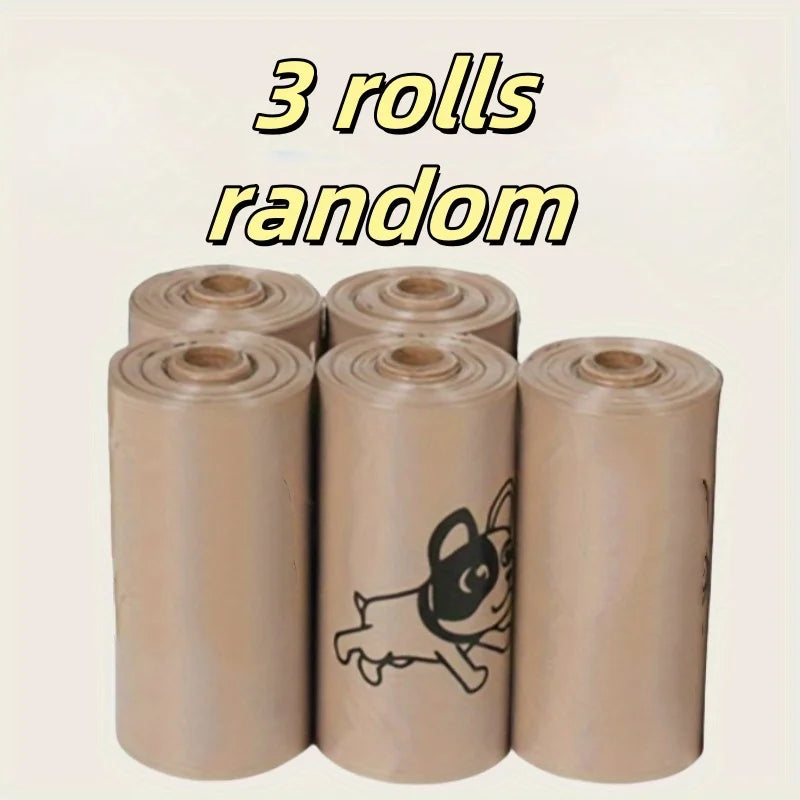 3/6/10/12 Rollos de bolsas higiénicas para mascotas