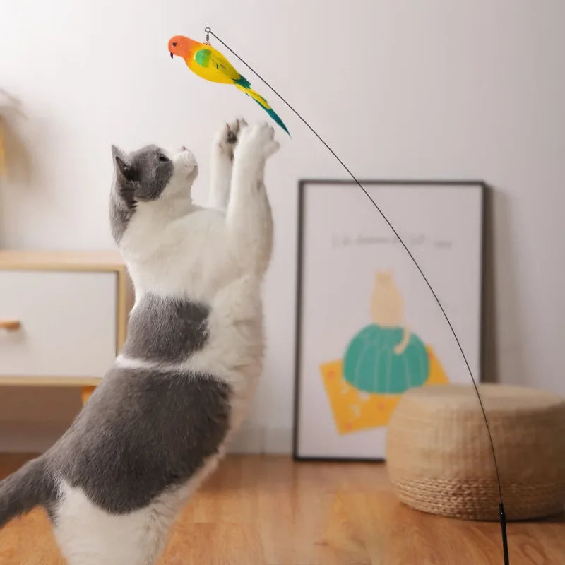 Varita de juego interactiva para gatos