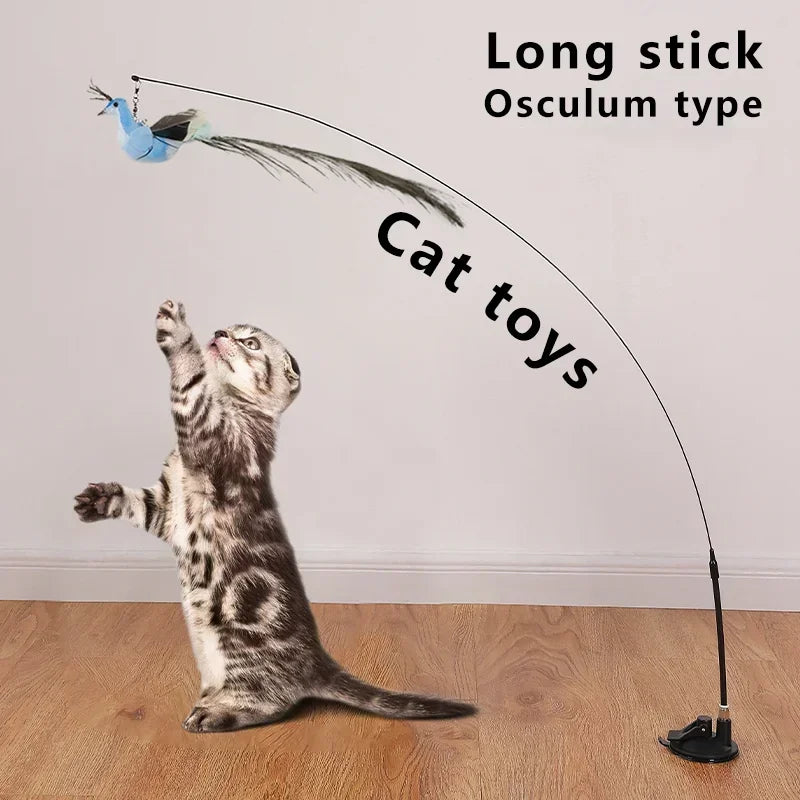 Varita de juego interactiva para gatos